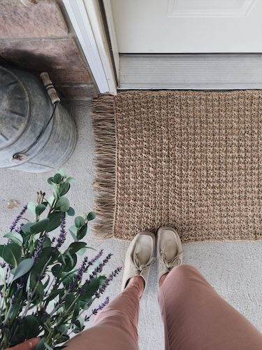 Crochet Textured Jute Rug Pattern by Megmade With Love