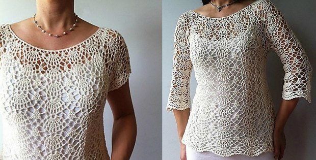 Summer Crochet Top Pattern Lacy Shells Stitch For A Flattering Fit