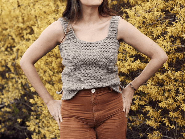 Milla Crochet Tank Top Pattern by Two Of Wands