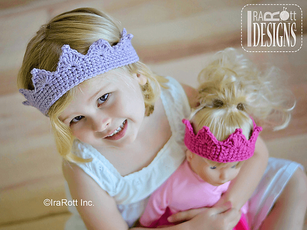 Princess Crown Crochet Pattern by Ira Rott