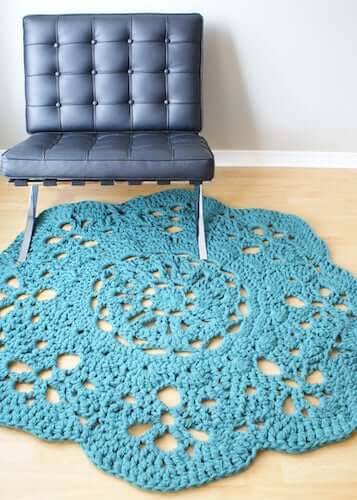 Super Chunky Rug Crochet Pattern by Midknits