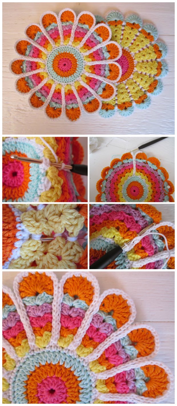 crochet flower-pot-holder