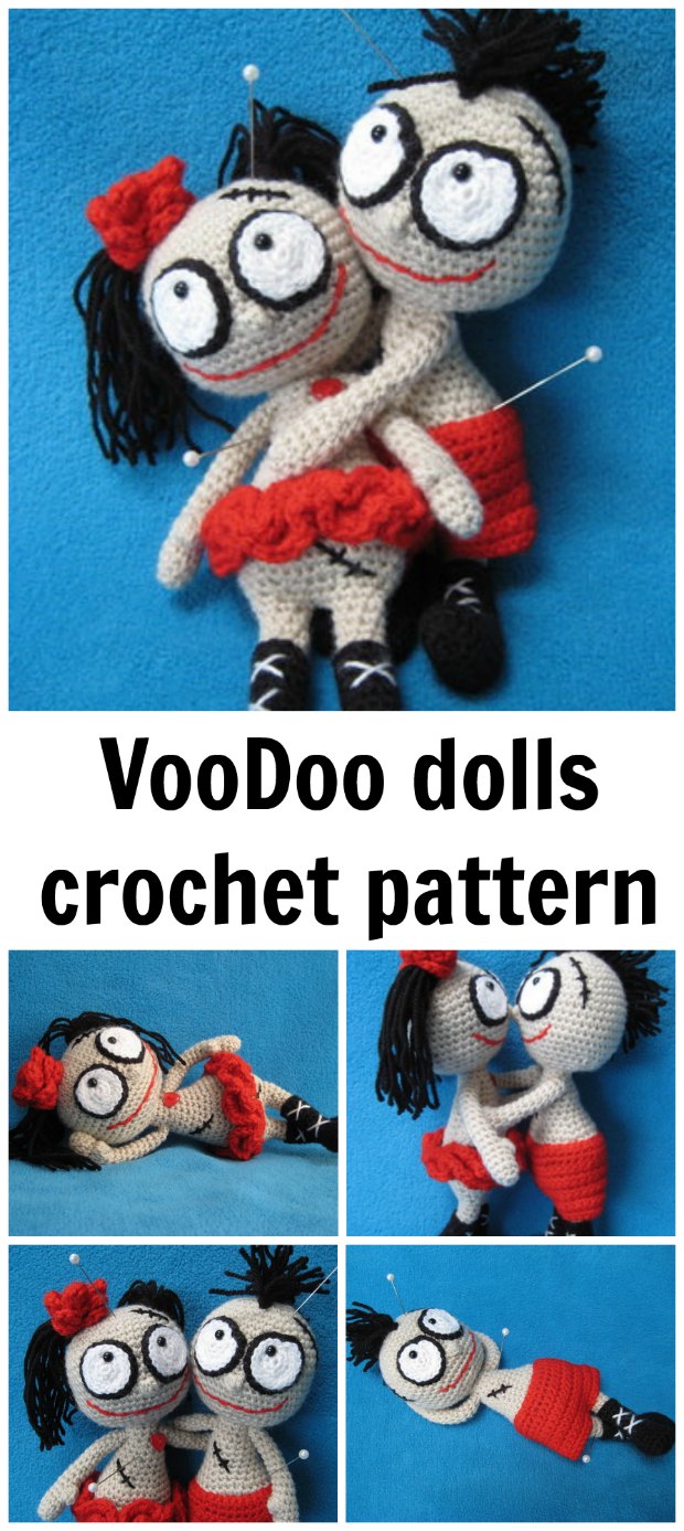 Voodoo Doll Amigurumi Pattern by Million Bells