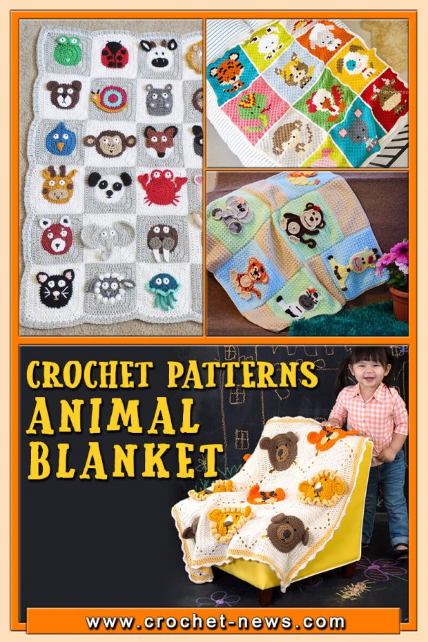 10 Crochet Animal Blanket Patterns - Crochet News