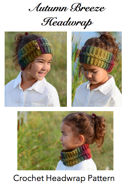 CROCHET PATTERN - Autumn Breeze Headwrap