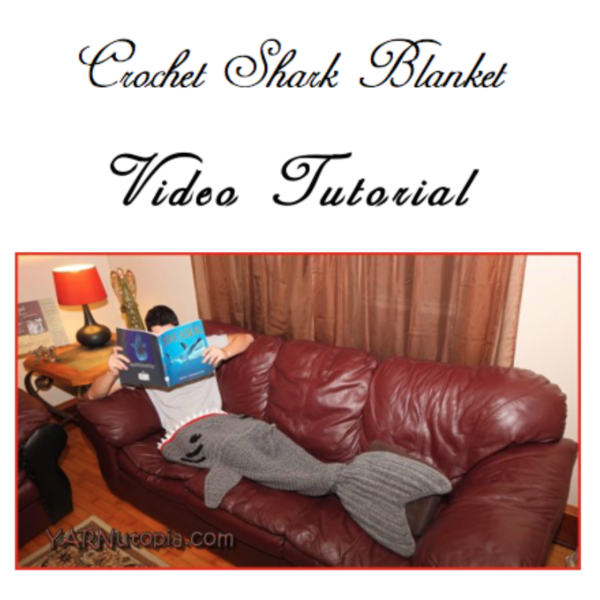 free pattern for child's shark blanket