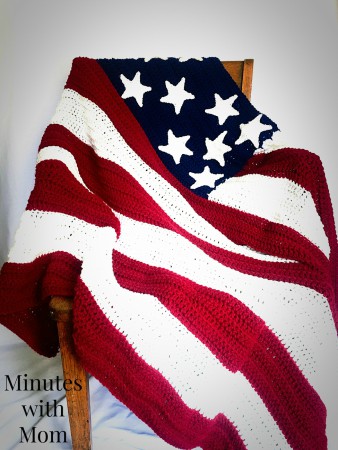 Free Crochet American Flag Blanket Pattern