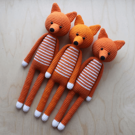Crochet Fox Amigurumi Toys