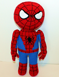 Amigurumi Spiderman Doll Crochet Pattern