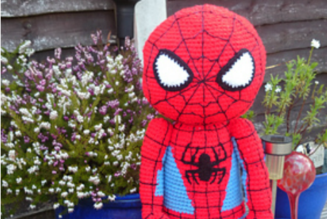 spiderman crochet doll pattern free