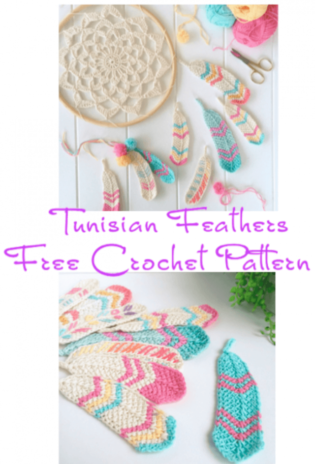 13 Crochet Feather Patterns Crochet News