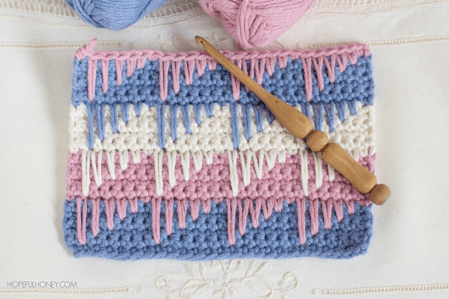 Crochet Spike Stitch Free Video Tutorial