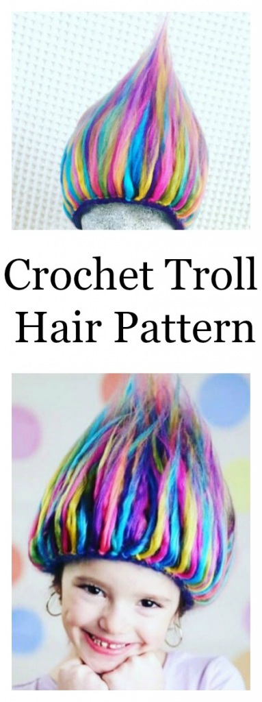Crochet Troll Hat Pattern