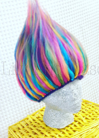 Dress Up Crochet Troll Hair