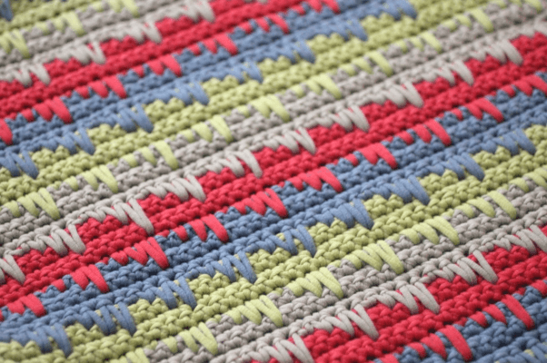 How To Crochet Spike Stitch A Cushion