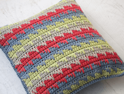 Spike Stitch Pillow