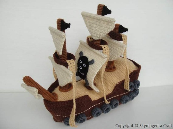 Crochet Pirate Ship Pattern