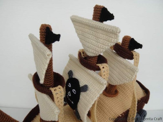 Amigurumi Pirate Ship Pattern