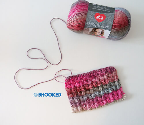 Crochet V Puff Stitch Swatch By Bhooked