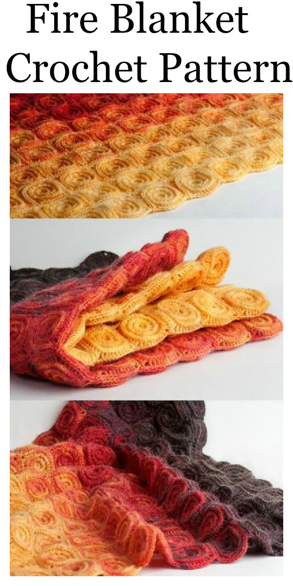 Fire Blanket Crochet Pattern Easy To Follow Step By Step Instructions