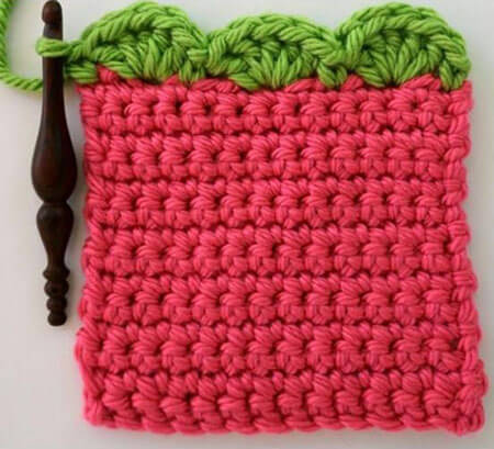 Crochet Shell Stitch Edging