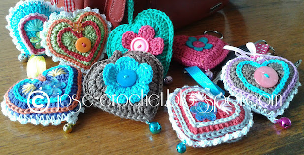 Crochet Valentine Heart Pattern Free Tutorial
