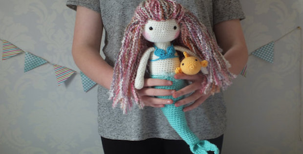 Crochet Mermaid Doll Pattern Tutorial