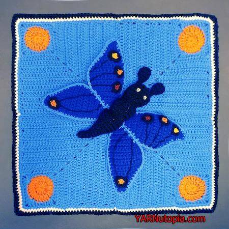 Butterfly Lovey Crochet Pattern by Yarnutopia