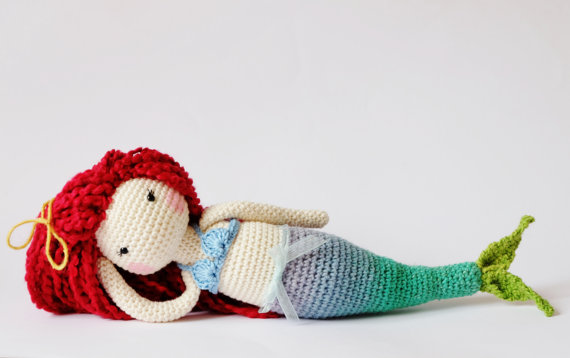 free crochet pattern for mermaid doll