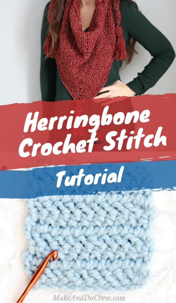 Herringbone Crochet Stitch Tutorial