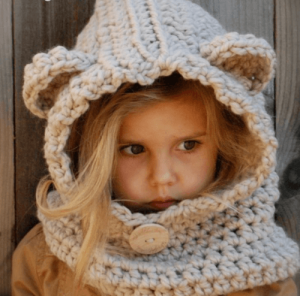 hooded cowl crochet pattern