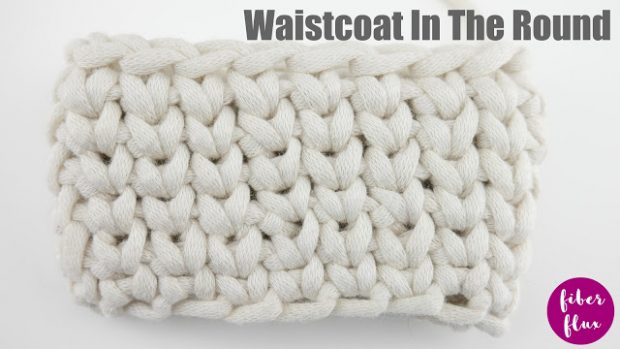Waistcoat Crochet Stitch Tutorial Round
