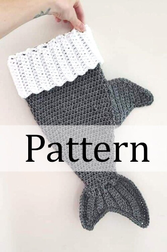 19 Crochet Shark Christmas Stocking Pattern Emmalynns Essential