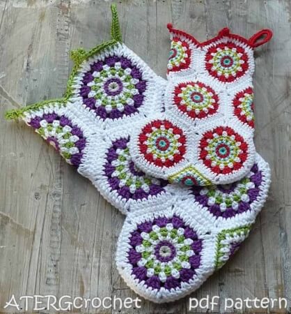 Crochet Christmas Stocking Pattern - AterG Crochet