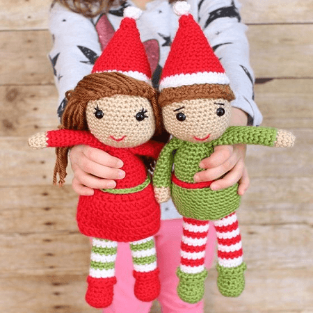 Free Crochet Elf Pattern by Loops And Love