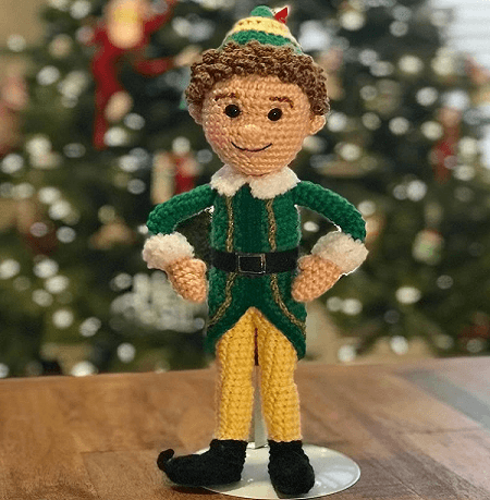 Buddy, The Everyone's Elf Pal Crochet Pattern by Crafty Is Cool Crochet