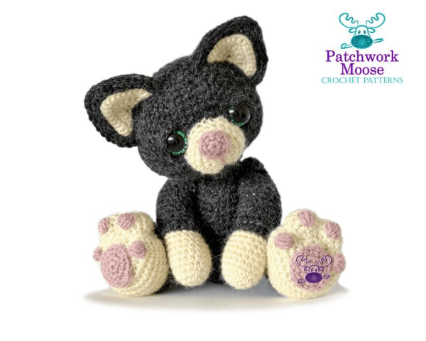 Charlie the Kitten Crochet Cat Pattern by PatchworkMoose