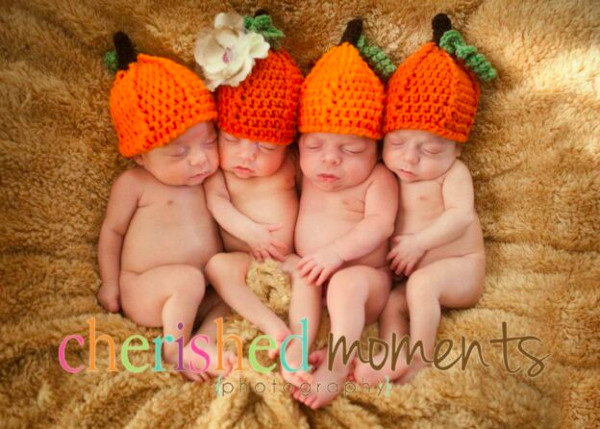 Free baby Pumpkin Hat Crochet Pattern