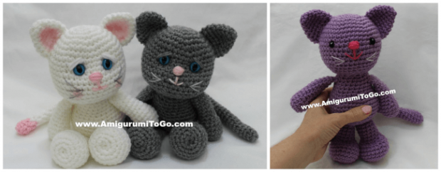 Little Bigfoot Kitty Crochet Cat Pattern by Amigurumi To Go