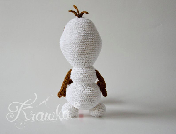 Olaf anna elsa frozen crochet amigurumi toy