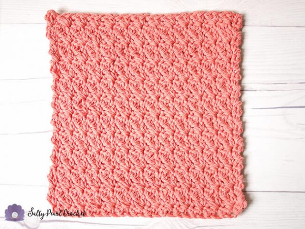 Suzette Stitch Crochet Washcloth Pattern