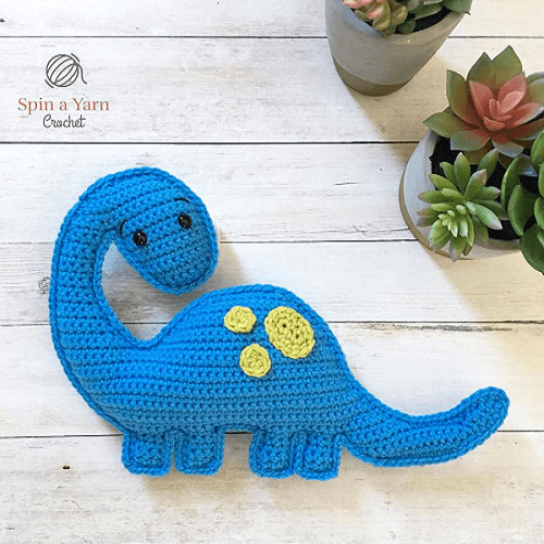 Brachiosaurus Dinosaur Crochet Pattern by Spin A Yarn Crochet 