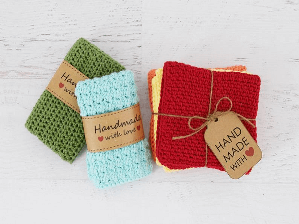 Classic Crochet Dishcloths Pattern by Yarn Blossom Boutique