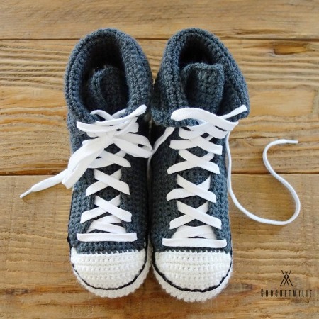 converse high top crochet pattern