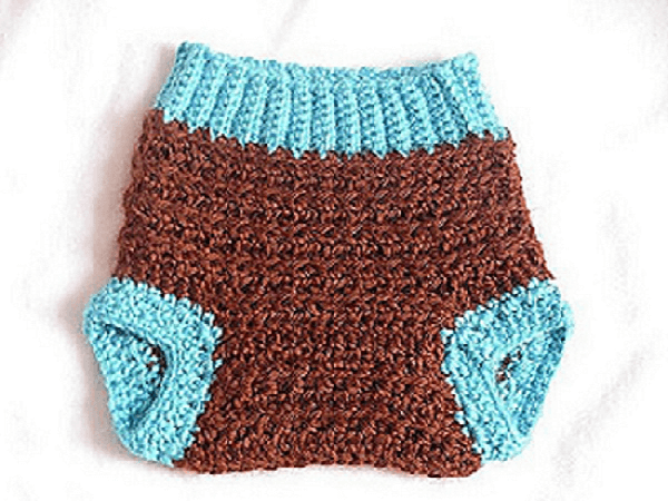 Crochet Adirondack Baby Diaper Cover Soaker Pattern by Rebecca Krolikowski
