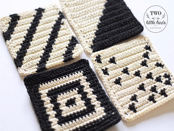 Crochet Coasters Pattern by TLB Patterns