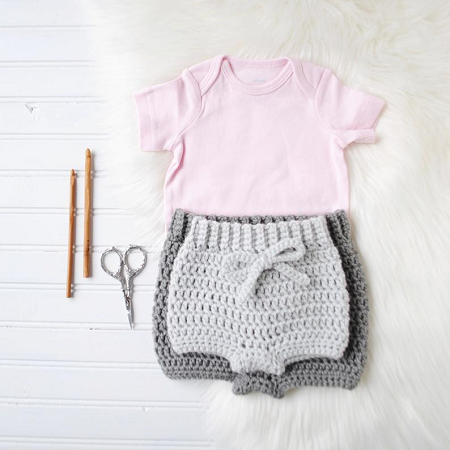 Crochet Baby Diaper Cover Pattern by Mini Mae Crochet