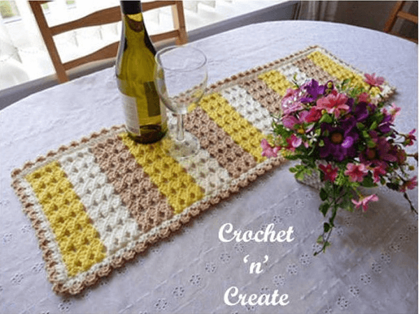 crochet dining table runner pattern Crochet News