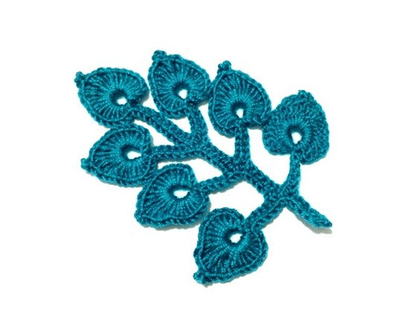 Crochet Leaf Pattern by Etty 2504 