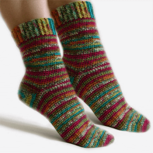 Crochet Socks Pattern by Crochet Spot Patterns
